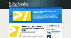 Desktop Screenshot of carolinux.com.br