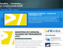 Tablet Screenshot of carolinux.com.br